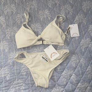 Dippin' Daisy's Ivory Bikini Set